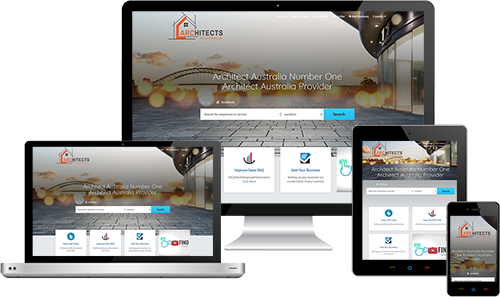 Architects Australia displayed beautifully on multiple devices